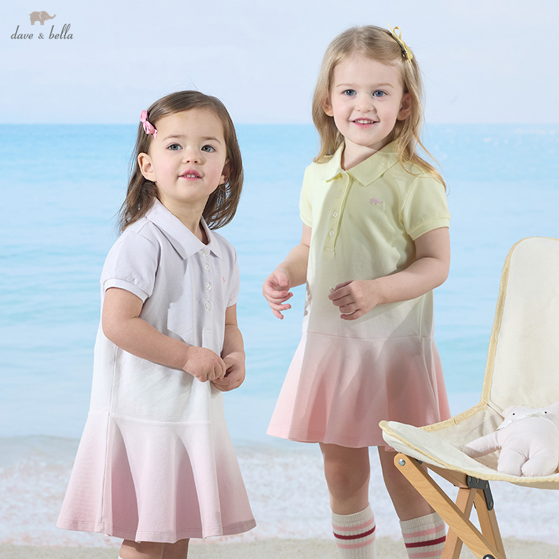 Outdoor Sport Dress - Dave Bella Girls Baby Short Sleeve