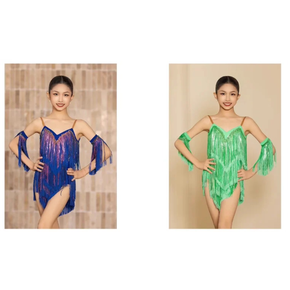 New Latin Performance Dance Dr - Outdoor Sport Dress 评论和价格