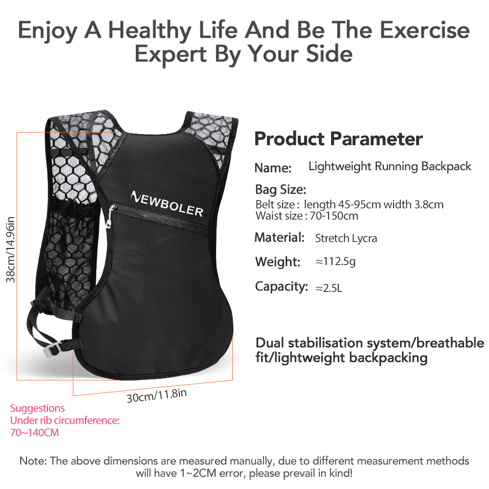 NEWBOLER Outdoor Trail Running - Trail Running Vest 评论和价格
