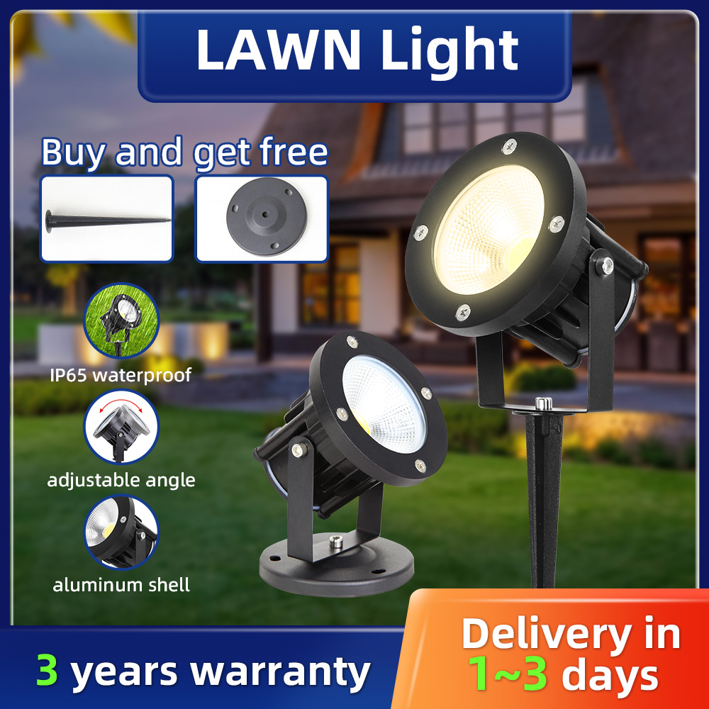 LED GU10 Garden Lighting Lawn  - Outdoor Spotlight 评论和价格