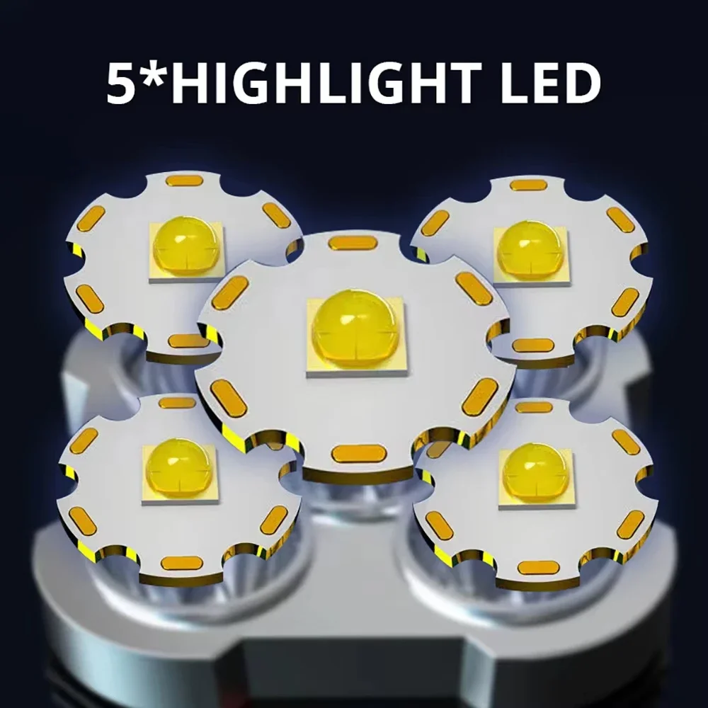 5 LED High Power Led Flashligh - Outdoor Spotlight 评论和价格