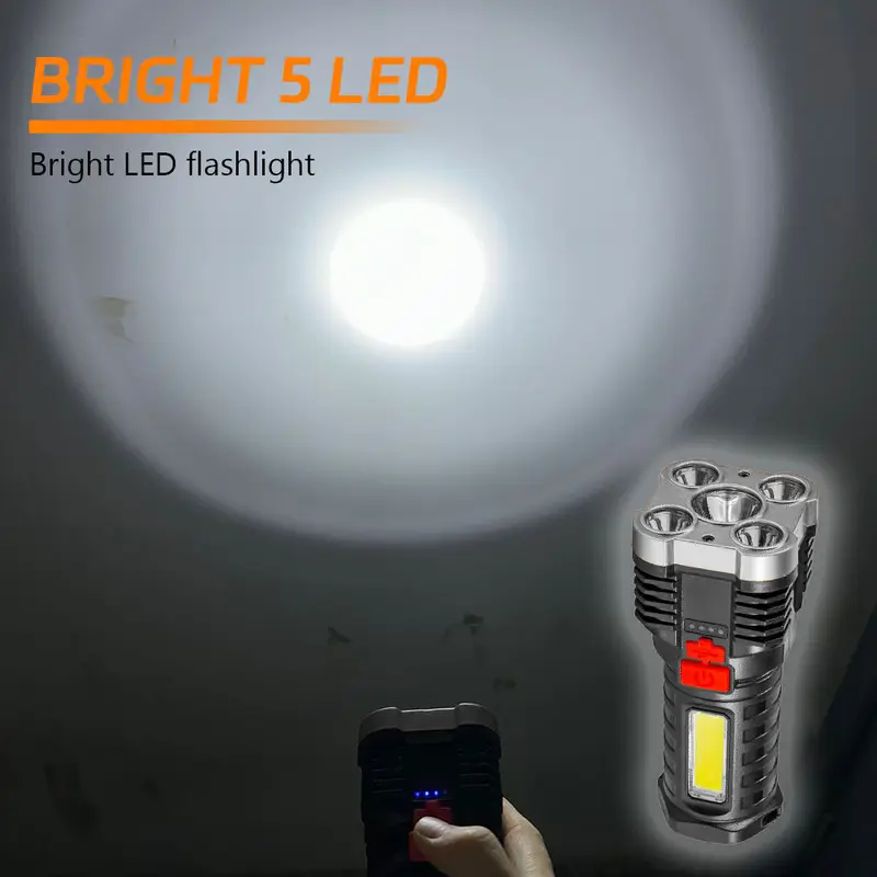 5 LED High Power Led Flashligh - Outdoor Spotlight 评论和价格
