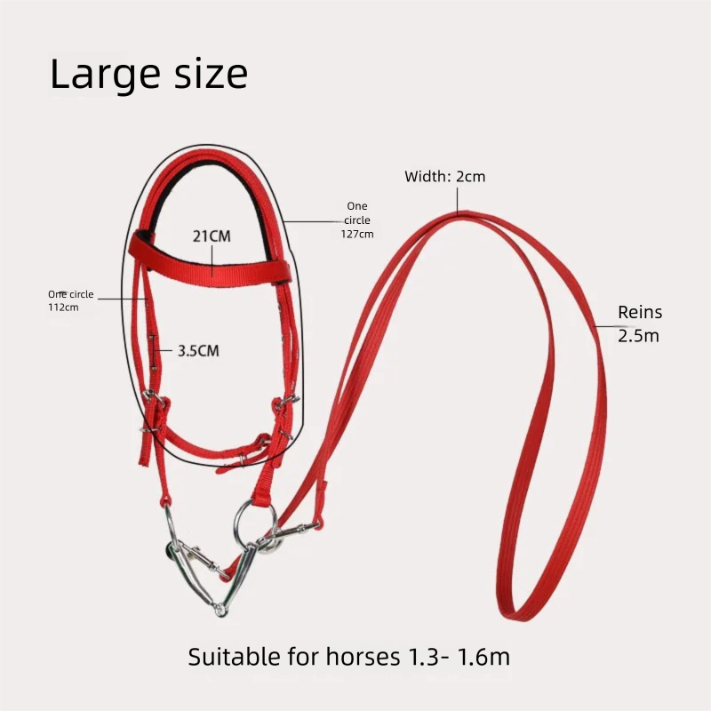 Horse Halter with Lead Rope Se - Headcollar Rope Set 评论和价格