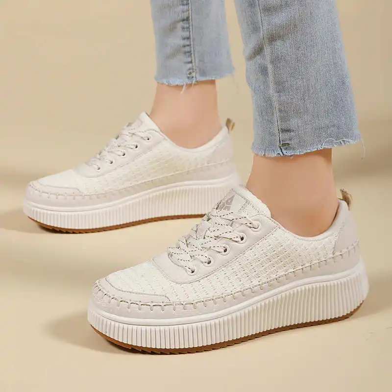 Brown Shoes Woman Flats Autumn - Outdoor Sport Uk 评论和价格