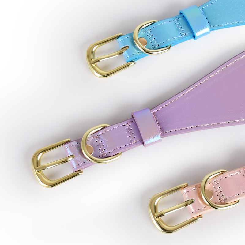 REFLECTIVE LEATHER DOG COLLAR  - Headcollar Rope Set 评论和价格