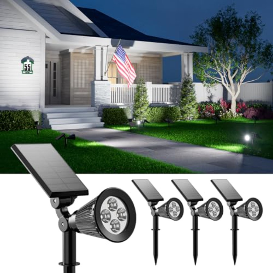 Solar Spotlights Outdoor Water - Outdoor Spotlight 评论和价格