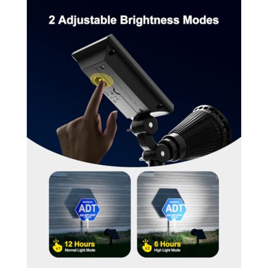 Solar Spotlights Outdoor Water - Outdoor Spotlight 评论和价格