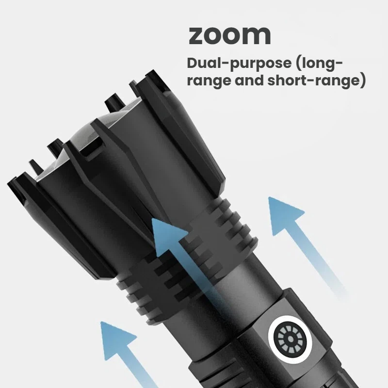 High-power P90 LED Flashlight  - Outdoor Spotlight 评论和价格