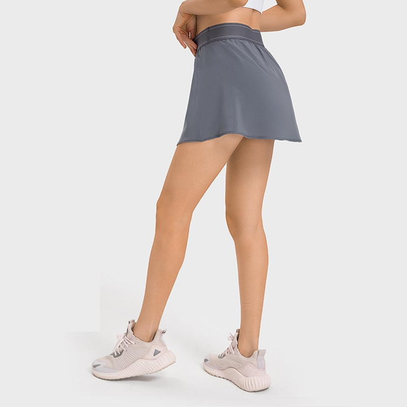 Women 2 In 1 Sport Tennis Skir - Outdoor Sport Dress 评论和价格