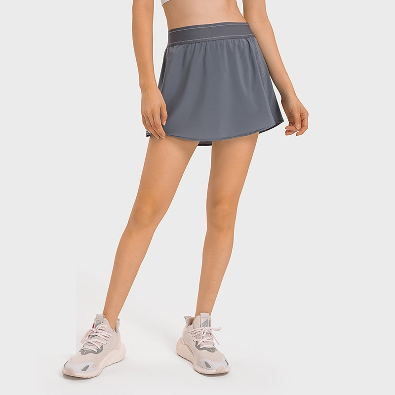Women 2 In 1 Sport Tennis Skir - Outdoor Sport Dress 评论和价格