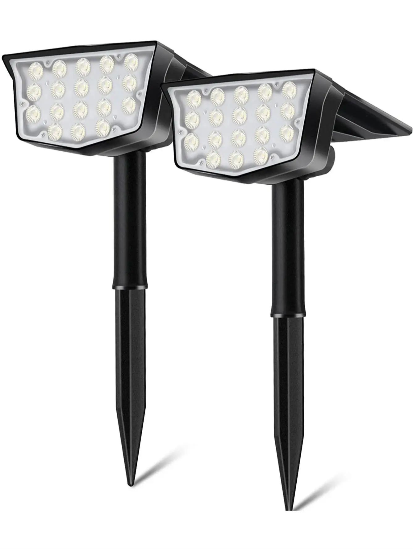 2Pcs Solar Outdoor Spot Lights - Outdoor Spotlight 评论和价格