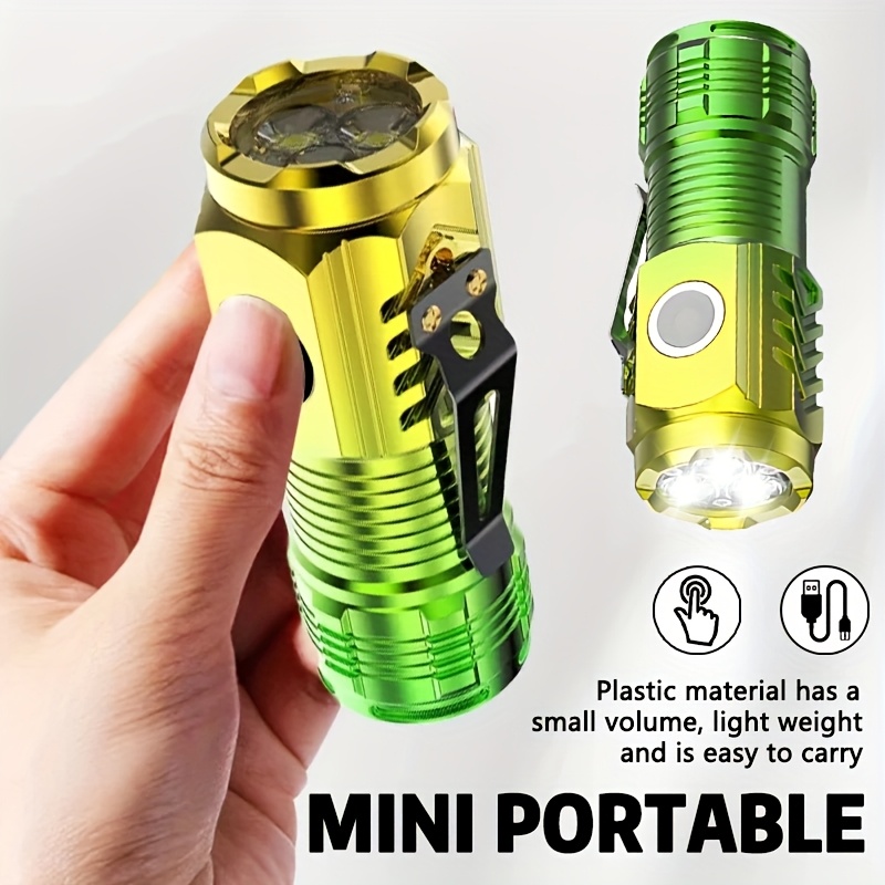Mini 3LED Flashlight With Pen  - Outdoor Spotlight 评论和价格