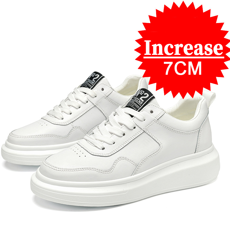 Luxury Leather Elevator Shoes  - Outdoor Sport With Sticks 评论和价格